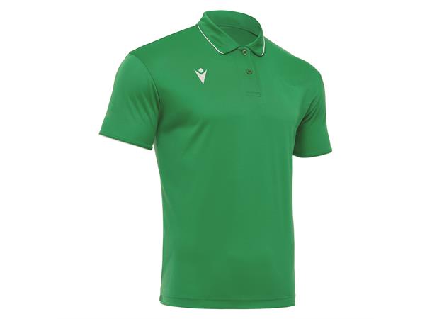 Draco Hero Polo GRN/WHT 3XS Poloskjorte i elastisk stoff 