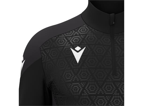 Anduin Training 1/4 Zip Top BLK S Teknisk treningsgenser - Unisex 